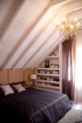 Дизайн Спальни на мансарде — Удивительные идеи: 200+ (Фото) Интерьеров в Современном стиле