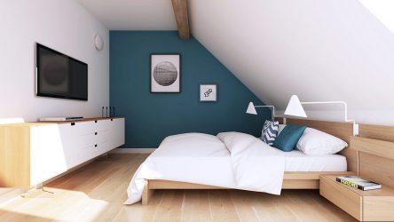 Дизайн Спальни на мансарде — Удивительные идеи: 200+ (Фото) Интерьеров в Современном стиле