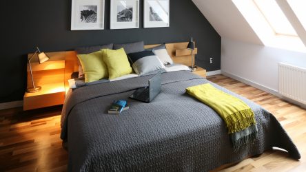 Дизайн Спальни на мансарде — Удивительные идеи: 200+ (Фото) Интерьеров в Современном стиле