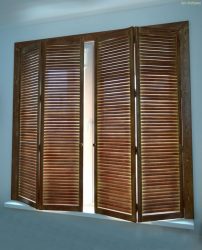 Удачные примеры преображения фасада дома при помощи ставень для окон (деревянные, металлические, пластиковые). Делаем просто и красиво (+Отзывы)