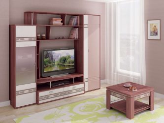 Современные стенки в гостиную (модульная, прямая, угловая, со шкафом) + 370 ФОТО