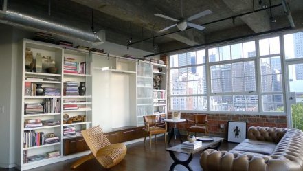 Современные стенки в гостиную (модульная, прямая, угловая, со шкафом) + 370 ФОТО