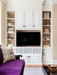 Современные стенки в гостиную (модульная, прямая, угловая, со шкафом) + 370 ФОТО