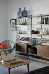 Современные стенки в гостиную (модульная, прямая, угловая, со шкафом) + 370 ФОТО