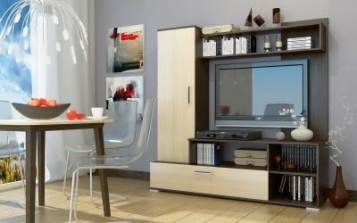 Современные стенки в гостиную (модульная, прямая, угловая, со шкафом) + 370 ФОТО