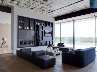 Современные стенки в гостиную (модульная, прямая, угловая, со шкафом) + 370 ФОТО