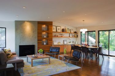 Современные стенки в гостиную (модульная, прямая, угловая, со шкафом) + 370 ФОТО