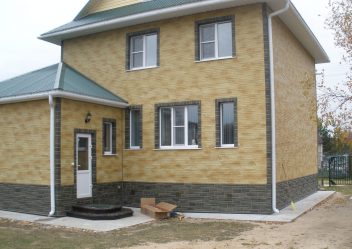 Цокольный сайдинг: Особенности материала. 180+(Фото) наружной отделки своими руками (камень, пластик, дерево)