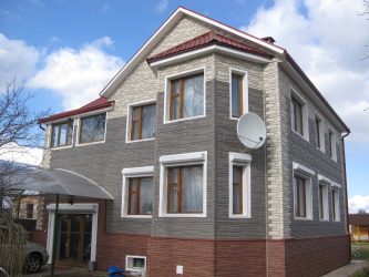 Цокольный сайдинг: Особенности материала. 180+(Фото) наружной отделки своими руками (камень, пластик, дерево)