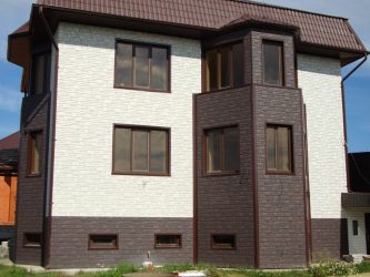 Цокольный сайдинг: Особенности материала. 180+(Фото) наружной отделки своими руками (камень, пластик, дерево)