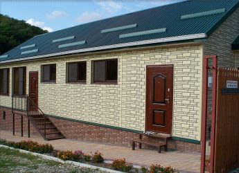 Цокольный сайдинг: Особенности материала. 180+(Фото) наружной отделки своими руками (камень, пластик, дерево)