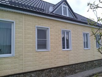 Цокольный сайдинг: Особенности материала. 180+(Фото) наружной отделки своими руками (камень, пластик, дерево)