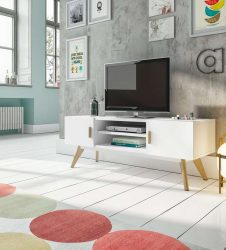 Тумбочки в современном стиле: 200+ (Фото) Оригинальных идей под телевизор (угловые, белые, стеклянные)