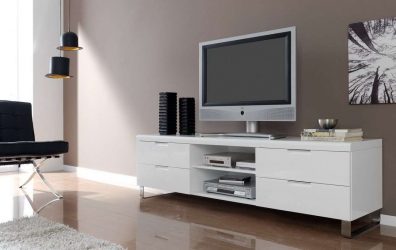 Тумбочки в современном стиле: 200+ (Фото) Оригинальных идей под телевизор (угловые, белые, стеклянные)