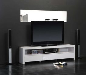 Тумбочки в современном стиле: 200+ (Фото) Оригинальных идей под телевизор (угловые, белые, стеклянные)