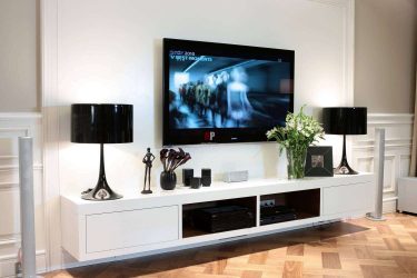 Тумбочки в современном стиле: 200+ (Фото) Оригинальных идей под телевизор (угловые, белые, стеклянные)