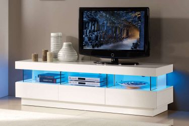 Тумбочки в современном стиле: 200+ (Фото) Оригинальных идей под телевизор (угловые, белые, стеклянные)