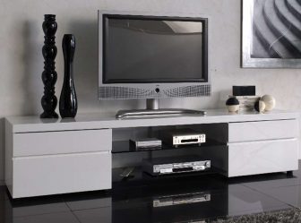 Тумбочки в современном стиле: 200+ (Фото) Оригинальных идей под телевизор (угловые, белые, стеклянные)