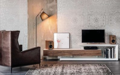 Тумбочки в современном стиле: 200+ (Фото) Оригинальных идей под телевизор (угловые, белые, стеклянные)