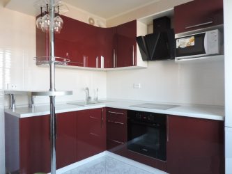 Дизайн Угловых кухонь: 175+ Фото Решений для Кухонного гарнитура