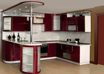 Дизайн Угловых кухонь: 175+ Фото Решений для Кухонного гарнитура