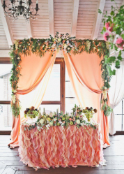 Украшение зала на свадьбу своими руками. Современные идеи дизайна и стильный декор + 175 ФОТО