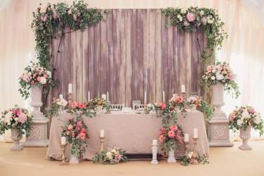 Украшение зала на свадьбу своими руками. Современные идеи дизайна и стильный декор + 175 ФОТО