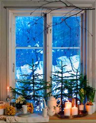 Украшение окон к Новому 2018 году: 170+Фото Идей, которые стоит использовать
