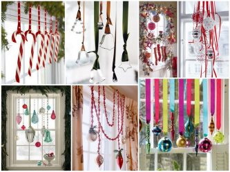 Украшение окон к Новому 2018 году: 170+Фото Идей, которые стоит использовать