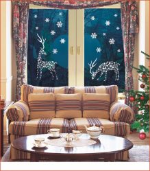 Украшение окон к Новому 2018 году: 170+Фото Идей, которые стоит использовать