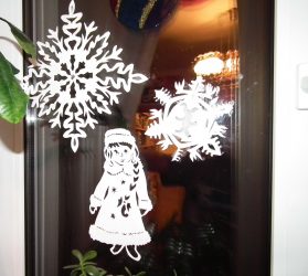 Украшение окон к Новому 2018 году: 170+Фото Идей, которые стоит использовать