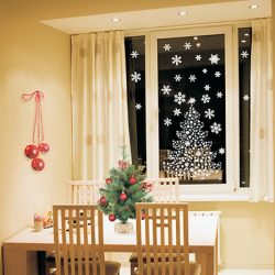 Украшение окон к Новому 2018 году: 170+Фото Идей, которые стоит использовать