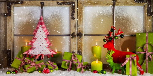 Украшение окон к Новому 2018 году: 170+Фото Идей, которые стоит использовать