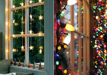 Украшение окон к Новому 2018 году: 170+Фото Идей, которые стоит использовать