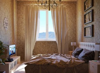 Узкая спальня: Варианты дизайнерского решения. Все тонкости оптимального размещения (115+ Фото)