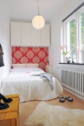 Узкая спальня: Варианты дизайнерского решения. Все тонкости оптимального размещения (115+ Фото)