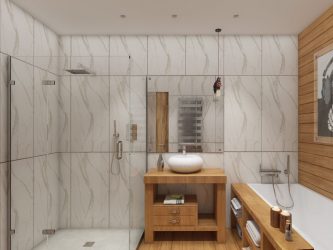 Модный дизайн ванной без туалета. Красота в сочетании с комфортом + ТОП-15 советов специалистов и 100 ФОТО