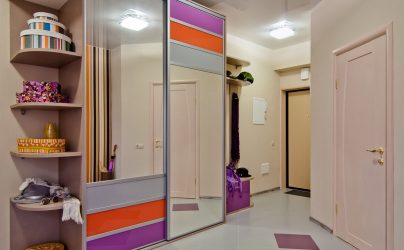 Встроенный шкаф-купе в прихожую. Схемы организации пространства и наполнение + 170 ФОТО дизайна и идей