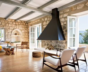 Внутренняя отделка под декоративный камень и кирпич (панели, плитка). Секреты «сильного» интерьера + 215 ФОТО