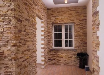 Внутренняя отделка под декоративный камень и кирпич (панели, плитка). Секреты «сильного» интерьера + 215 ФОТО