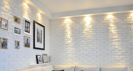 Внутренняя отделка под декоративный камень и кирпич (панели, плитка). Секреты «сильного» интерьера + 215 ФОТО