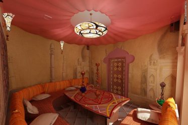 Оформление в восточном стиле: Изящество и восторг в интерьере. 215+ (Фото) утонченного дизайна (в кухне, гостиной, спальне)