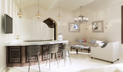 Оформление в восточном стиле: Изящество и восторг в интерьере. 215+ (Фото) утонченного дизайна (в кухне, гостиной, спальне)