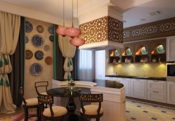 Оформление в восточном стиле: Изящество и восторг в интерьере. 215+ (Фото) утонченного дизайна (в кухне, гостиной, спальне)