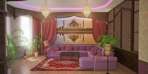 Оформление в восточном стиле: Изящество и восторг в интерьере. 215+ (Фото) утонченного дизайна (в кухне, гостиной, спальне)