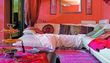 Оформление в восточном стиле: Изящество и восторг в интерьере. 215+ (Фото) утонченного дизайна (в кухне, гостиной, спальне)