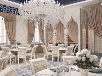 Оформление в восточном стиле: Изящество и восторг в интерьере. 215+ (Фото) утонченного дизайна (в кухне, гостиной, спальне)