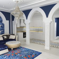 Оформление в восточном стиле: Изящество и восторг в интерьере. 215+ (Фото) утонченного дизайна (в кухне, гостиной, спальне)