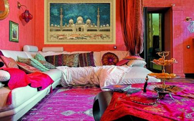 Оформление в восточном стиле: Изящество и восторг в интерьере. 215+ (Фото) утонченного дизайна (в кухне, гостиной, спальне)