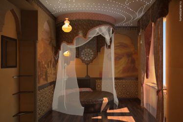 Оформление в восточном стиле: Изящество и восторг в интерьере. 215+ (Фото) утонченного дизайна (в кухне, гостиной, спальне)